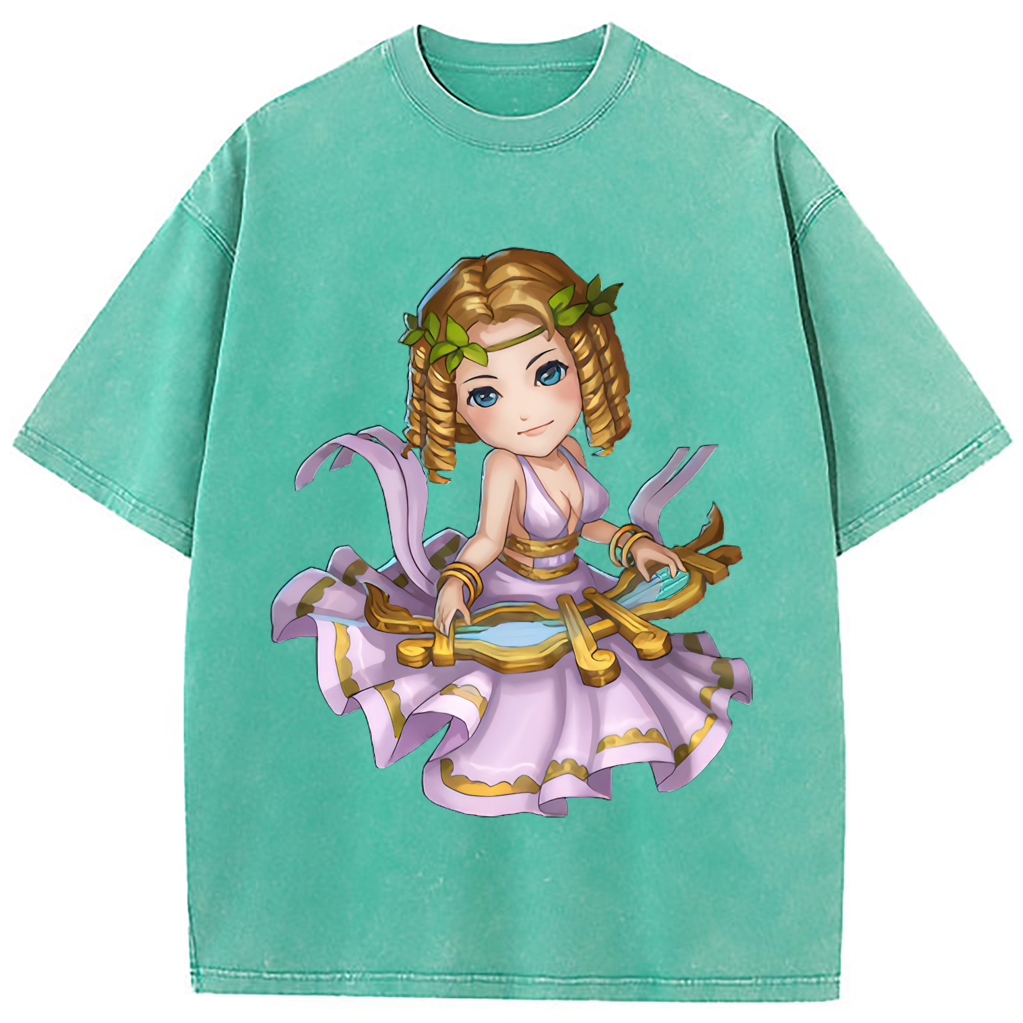 （画像用） リーグ・オブ・レジェンド League of Legends LOL 綿100% ヴィンテージ風 半袖Tシャツ（フロントプリント）